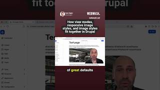 How view modes, responsive image styles, and image styles fit together in Drupal