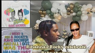 Rihanna \& Asap Rocky celebrate baby shower with \\