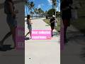 #nearmiss on #miamibeach Bike vs. Distracted Pedestrian bi*ch #bikini