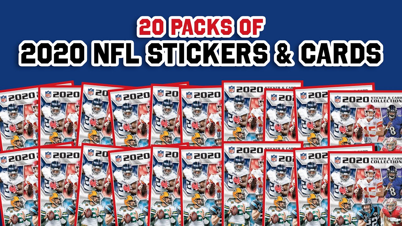 Panini 2020 NFL Football Stickers and Cards REVIEW 🏈 20 Packs! Burrow Sticker?!