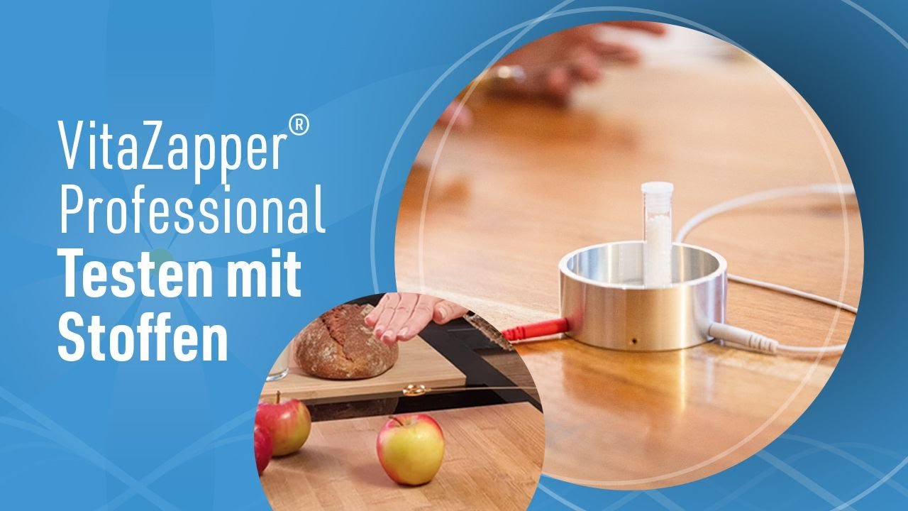 2. Vita Zapper Professional - Testen mit Stoffen | Beck, Zapper & Bioresonanz nach Hulda Clark