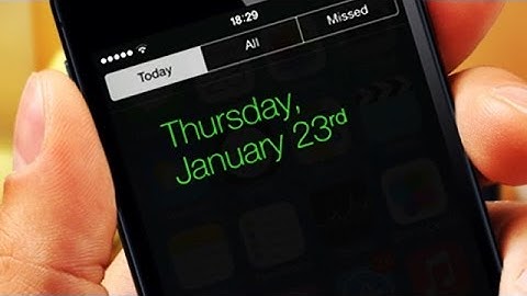 NC Date Customizer - iOS 7 Jailbreak Cydia Tweak
