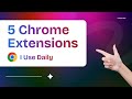 5 Chrome Extensions That SPEED UP Your Web Design Work