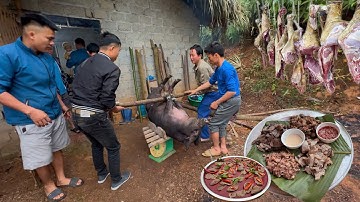 Ngày 30 Tết Thịt Treo Trong Nhà, Tiết Canh Lợn Mán Ăn Tết Vùng Cao - Nhịp Sống Tây Bắc