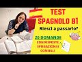 CORSO DI SPAGNOLO_ Test B1 (20 domande con soluzioni commentate)