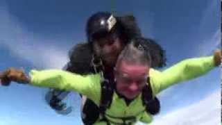 Marty Parachuting with Sinead Kirnan