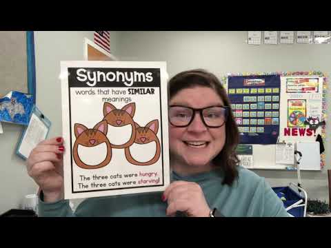 Synonym mini lesson- rooted in reading