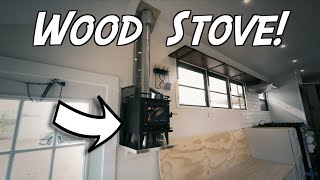 Cubic Mini Grizzly Wood Burning Stove Installed in this Bus Conversion! by The Bus Life 3,015 views 8 months ago 4 minutes, 27 seconds