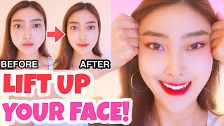 Full Face Lifting Exercises For Glowing Skin, Slim Face, Look Younger! YOU MUST TRY!✨