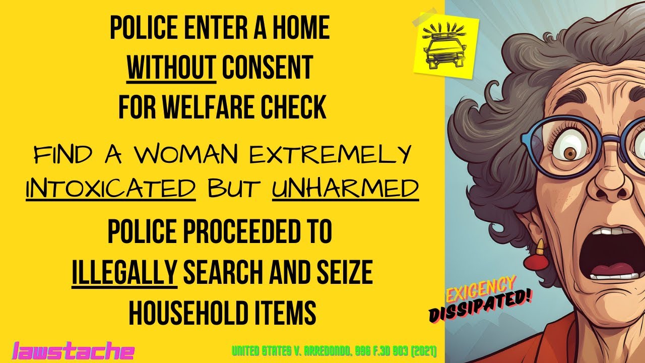 Police enter a home WITHOUT consent for welfare check, find woman ...