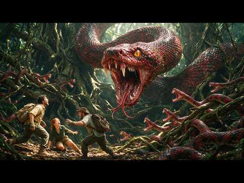 [CHINESE DRAMA] Exploration team battles a giant python in the rainforest!