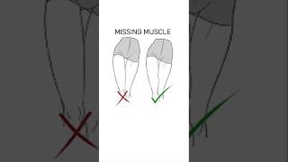 Stop Drawing Legs Like This #drawing #anatomy #tutorial