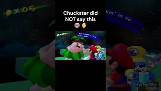 Chuckster did NOT say this