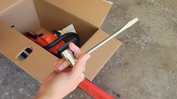 Echo CS4910 two stroke chainsaw unboxing and first look