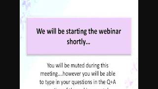 Pre Webinar Survey Questions