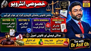 Sec. 11E, 13 & Sixth Schedule Explained | Sales Tax Act 1990 | Interview with Dr. Muhammad Asif Ch.