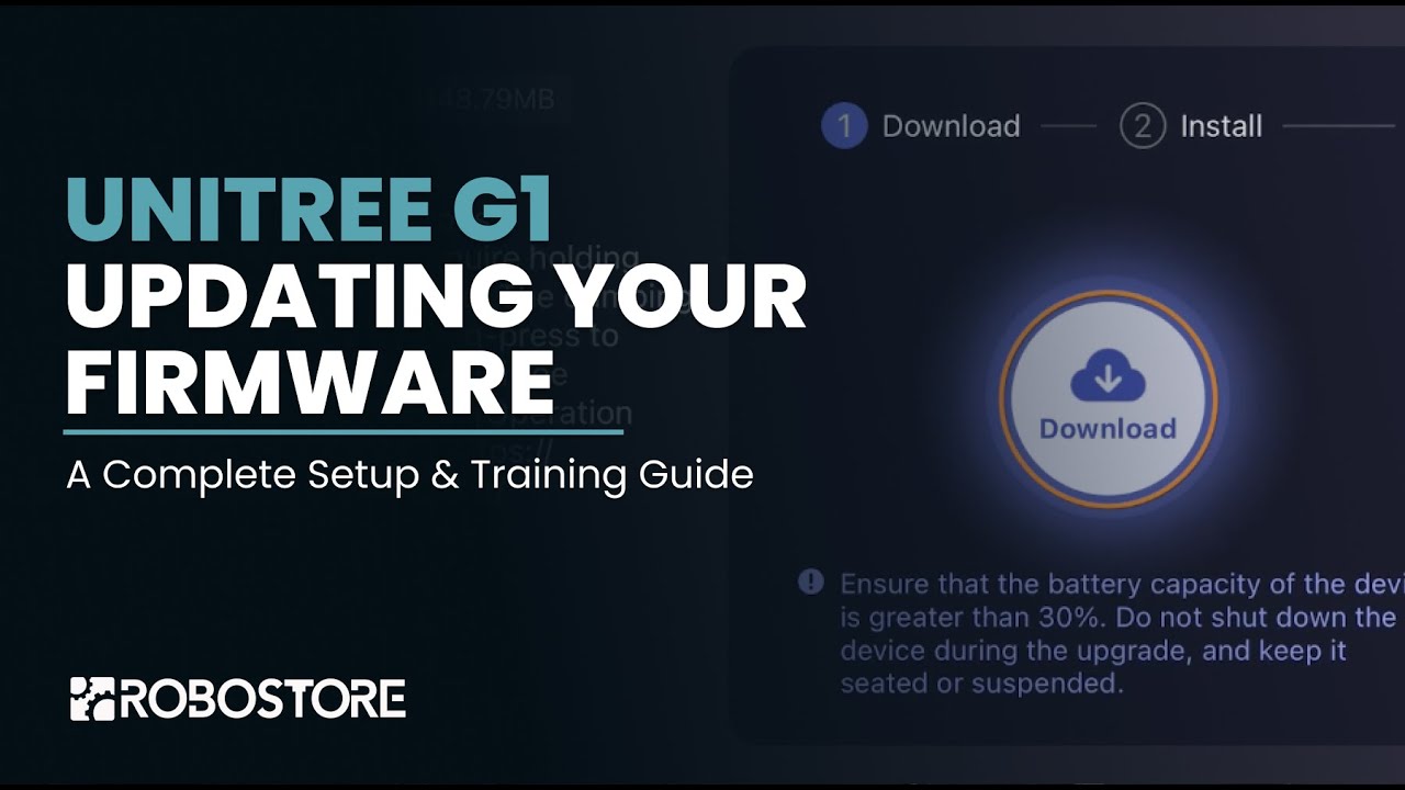 How to Update the Unitree G1 EDU | Install the Latest Firmware &amp; Features