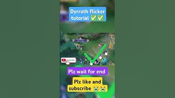 Dyrroth flicker tutorial ✅✅ #mobilelegends #mlbb #mlbbcreatorcamp #dyrroth #farsim_editz