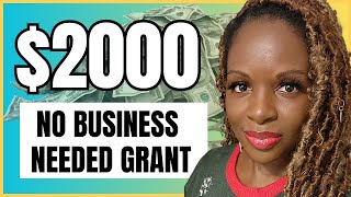 $2,000 Small Business Grant — No Deadline &amp; Easy Application