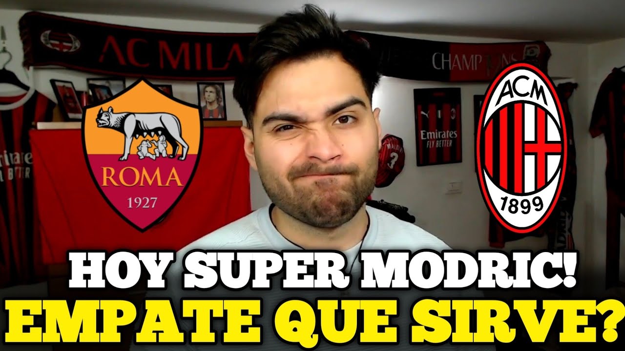 😅NI TAN MAL PERO TAMPOCO BIEN! ROMA 1-1 MILAN | POST-PARTIDO 