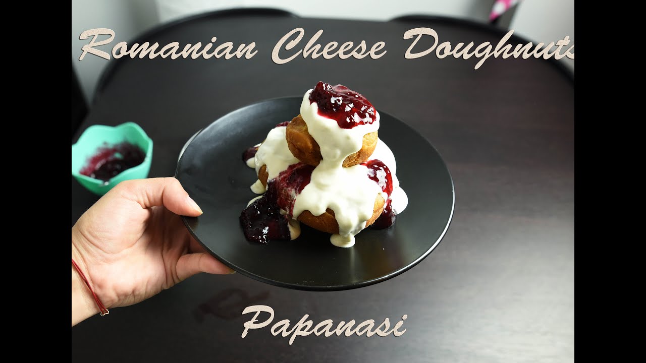 Romanian Papanasi Cheese Doughnuts Youtube