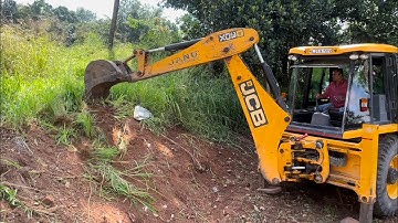 Jcb 3dx removing grass from valley #jcb #jcb3dx #jcbdigger #jcbbackhoe #jcbcartoon #jcbtractor