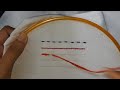 Split Stitch | Hand Embroidery | beginner friendly easy steps🪡💗🌷