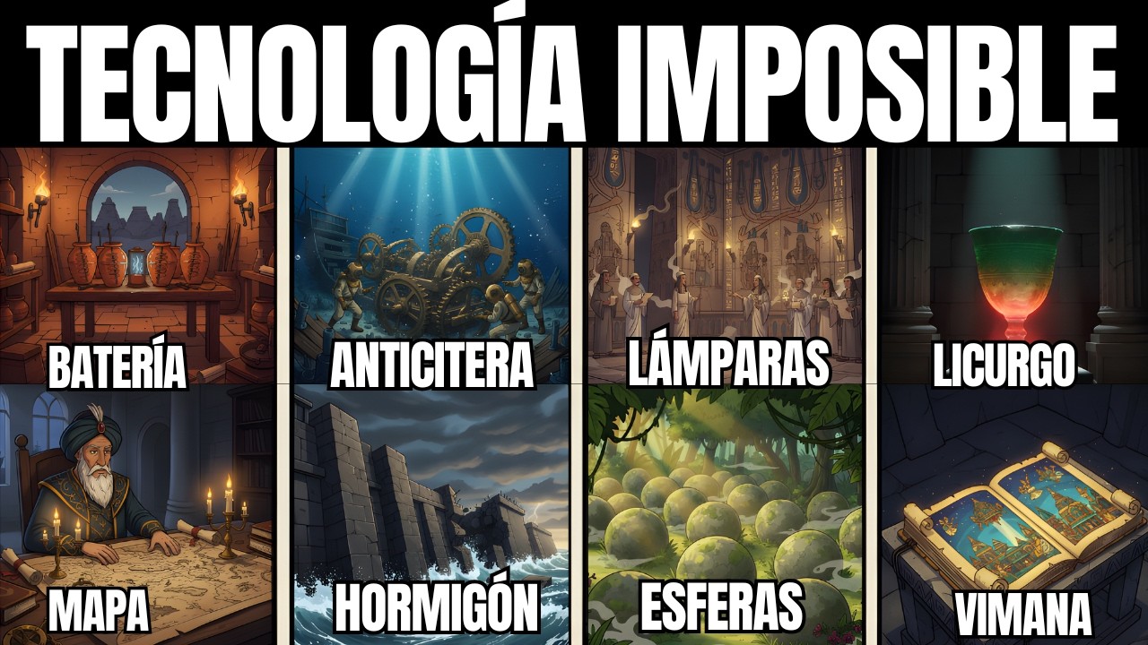 10 INVENTOS Antiguos Que Son IDÉNTICOS a la Tecnología Moderna (Y No Deberían Existir)