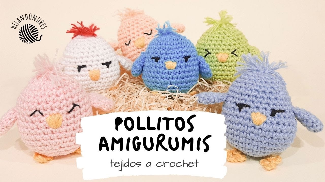 Marcadores crochet pollito