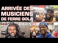 ARRIVEE DES MUSICIENS DE FERRÉ GOLA PARIS ADIDAS ARENA