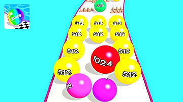 Faster Run 2048 - Ball game 3D ! All Levels Gameplay Part 51 android,ios