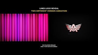 Lines Logo Reveal Final Cut Pro Templates