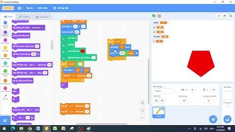 Tô màu trong Scratch - Tô màu cho đa giác đều cơ bản nhất