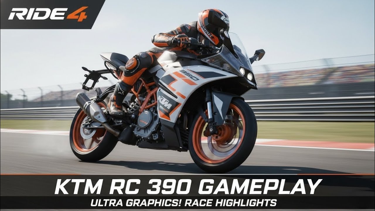 2020 KTM RC 390  |   Pov ride  |  Ride4 Gameplay