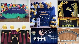 Stage decoration ideas for school functions | Stage decoration for annual function screenshot 2