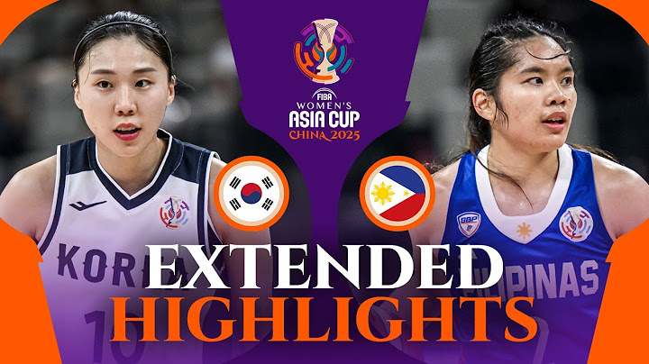 Korea 🇰🇷 vs Philippines 🇵🇭 | Extended Highlights | FIBA Asia Cup Women 2025