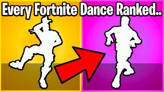 RANKING EVERY DANCE IN FORTNITE FROM WORST TO BEST!