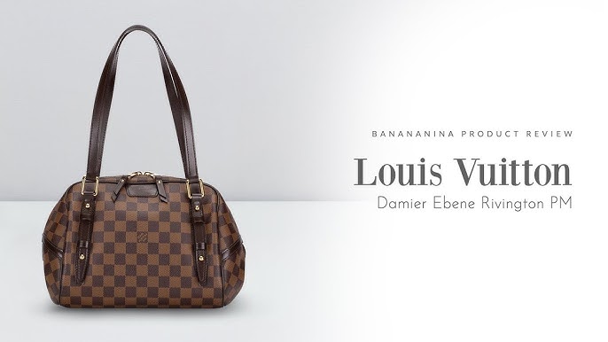 Review of Louis Vuitton Rivington GM Handbag in Damier Ebene 