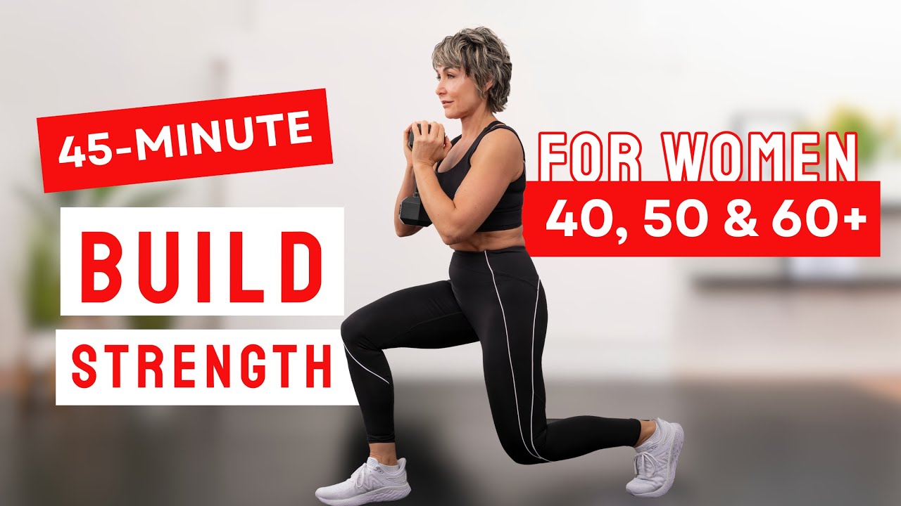 Стань сильнее! Силовая тренировка на всё тело для женщин старше 40 лет