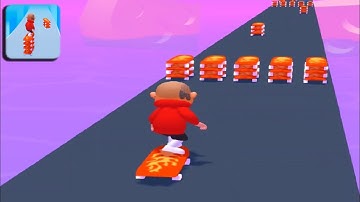 DOGG FACE - Skate And Stack Game iOS, Android All Levels Gameplay ( Level 1- 5 )