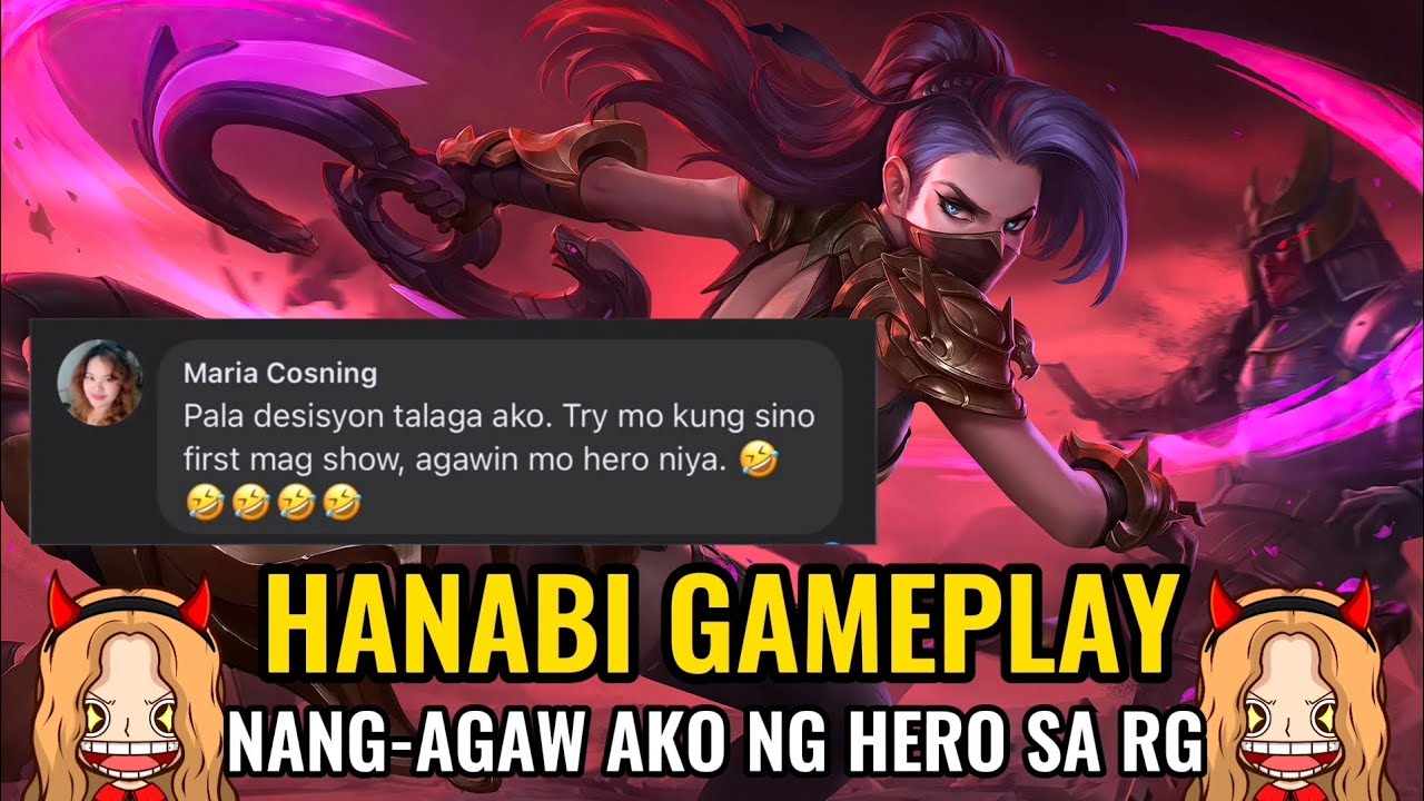 Nang-agaw Ako ng Hero sa Rank Game | Hanabi Gameplay