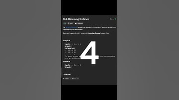 Hamming Distance #python #coding #leetcode #computerlanguage #code #learnpython #fyp #python3