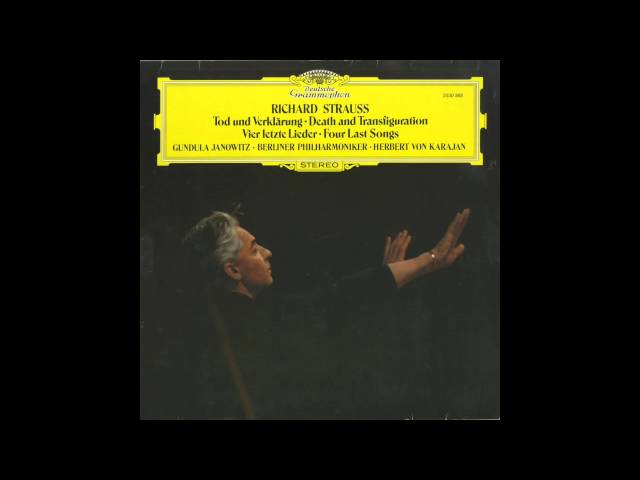 Silent Tone  Record/リヒャルト・シュトラウス：死と変容，4つの最後の歌/ヘルベルト・フォン・カラヤン指揮ベルリン・フィルハーモニー管弦楽団、グンドゥラ・ヤノヴィッツ