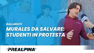 Gallarate | Murales da salvare: studenti in protesta