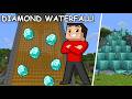 I Built A Diamond💎 Waterfall in Minecraft!