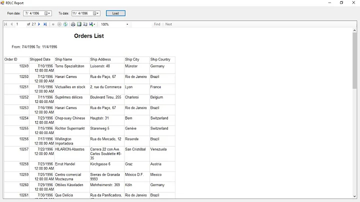 C# Tutorial - How to create RDLC Report with parameters | FoxLearn