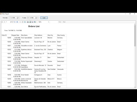 C# Tutorial - How to create RDLC Report with parameters | FoxLearn