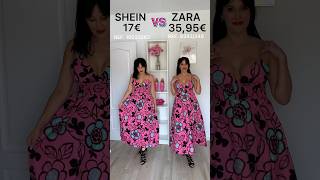 ZARA vs SHEIN 💖🌸🌺 El vestidono es de nueva colección #zaravsshein #zara #shein