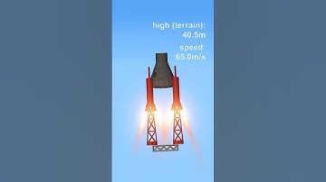 Landing On The Moon Using Abort Systems #shorts