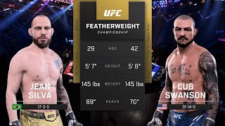 EA Sports UFC 5 Gameplay Jean Silva vs Cub Swanson